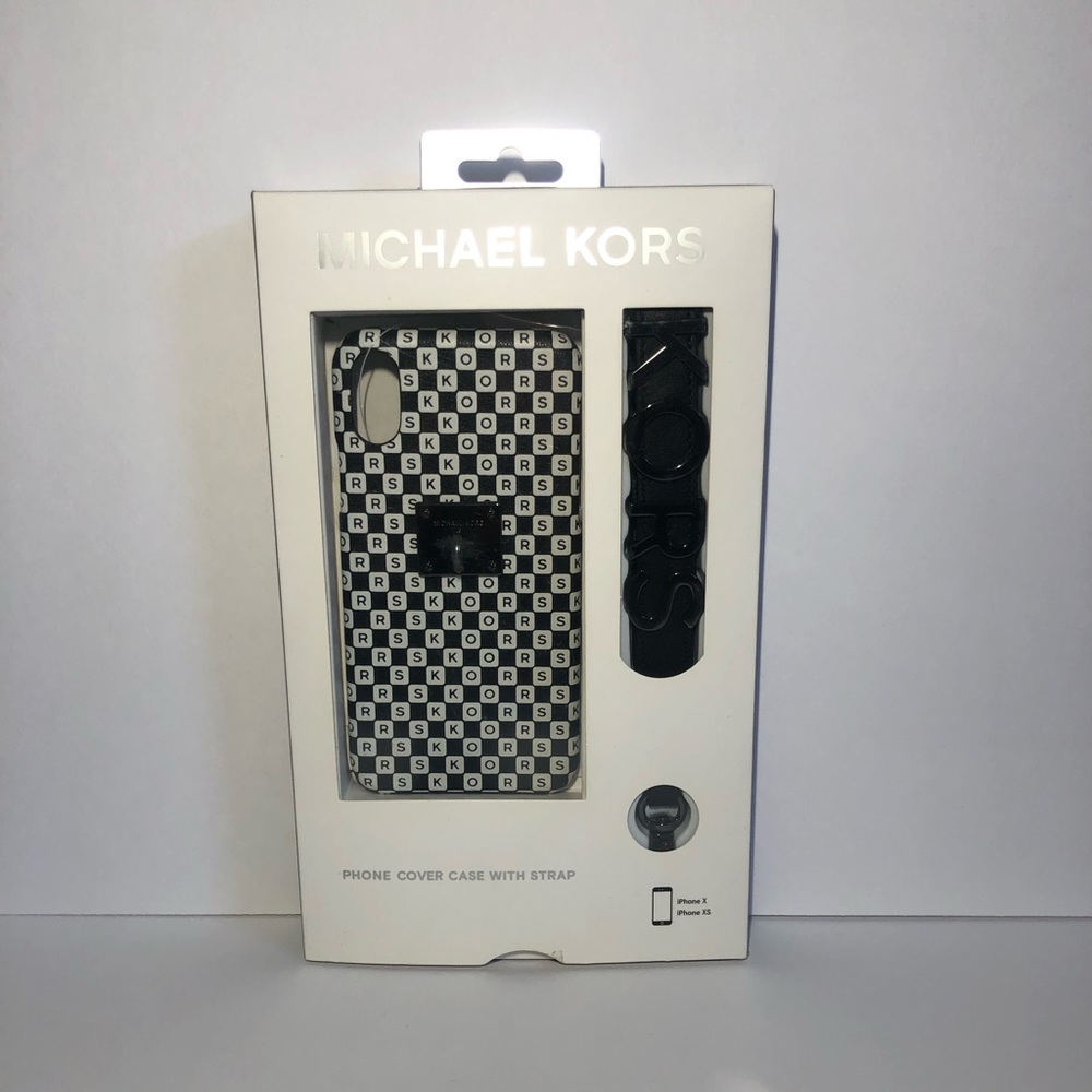 Michael Kors Folio Phone Cover Case with Strap — iPhone X/XS ($98 Value!)